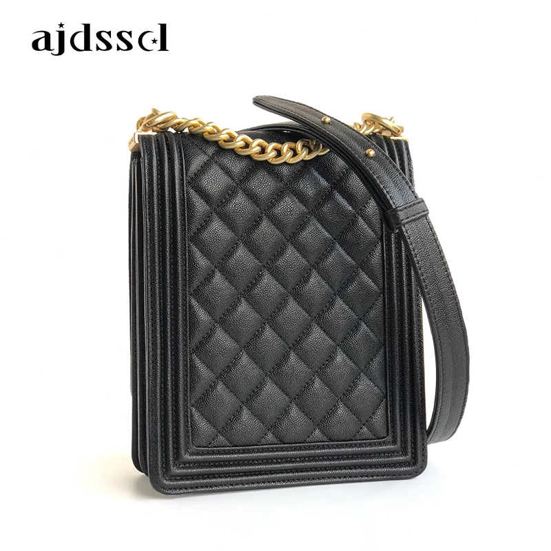 

luxury handbags women bags designer Channels Plain Caviar cc Bag Classic Crossbody le boy Top Quality Real Leather Small Bag