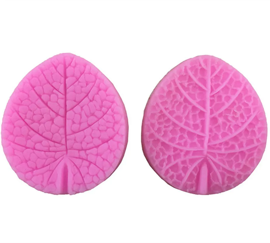 

Round leaf Shape Silicone Cake Mold Dining Baking Mold For Cupcake Jelly Chocolate Candy Clay Fondant Cake Decorating Tools