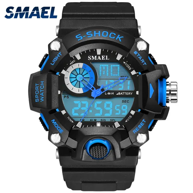 $US $10.27  SMAEL Outdoor Sport Watches Miliraty Army Men Wristwatch with Pu Strap Perfect Gift Casual Sport Wa
