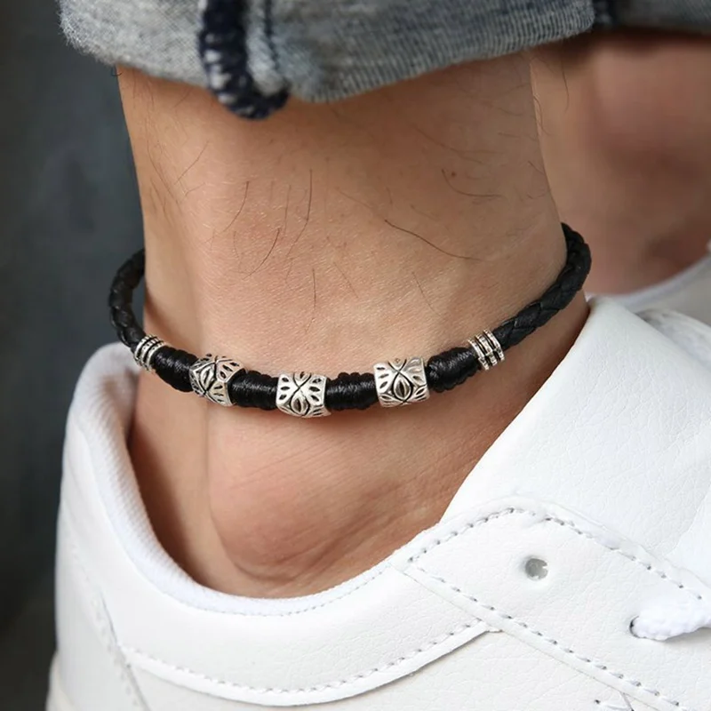 For Men Women Bracelets Jewelry Couples style 2018 Bracelet Anklet Adjustable Personality Simple Style Leather Cord Lucky For Men Women Bracelets Jewelry Couples style 2018 Bracelet Anklet Adjustable Personality Simple Style Leather Cord Lucky