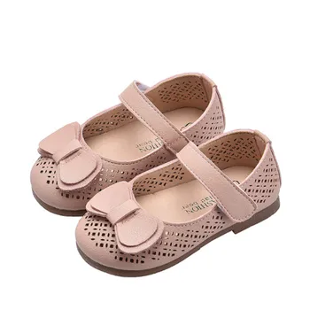 

Xinfstreet Cute Baby Girls Shoes Cute Bow Kids Shoes For Girls Breathable pu Leather Soft Toddler Infant Shoe Girls Size 21-30