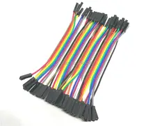 40pcs/lot 10cm 40P 2.54mm dupont cable jumper wire dupont line female to female dupont line free shipping