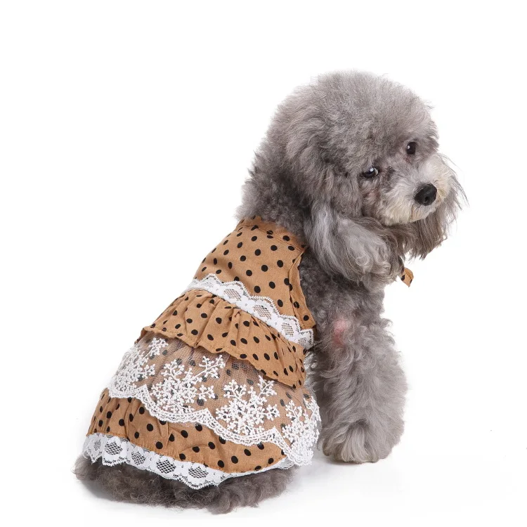 Товары для домашних животных Одежда для домашних животных Весенняя и летняя одежда для собак переноска для собак юбка одежда