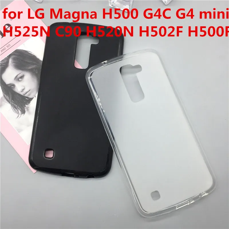 Мягкий силиконовый чехол для телефона LG Magna H500 G4C G4 mini H525N C90 H520N H502F H500F с полным