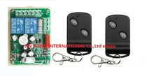 Smart home 220 V 2CH RF Drahtlose Fernbedienung Wechseln learning-code 1 stücke recevier + 2 stücke sender