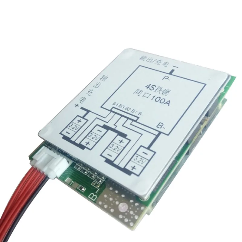 DYKB 4S 12V 100A Lifepo4 литий железо фосфат BMS плата защиты батареи w баланс высокого тока