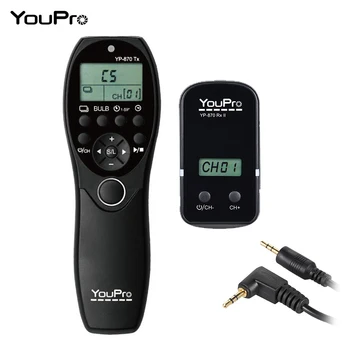 

YouPro YP-870 E3 2.4G Wireless Remote Control Shutter Release Transmitter Receiver for Canon 600D 650D for Pentax DSLR Camera