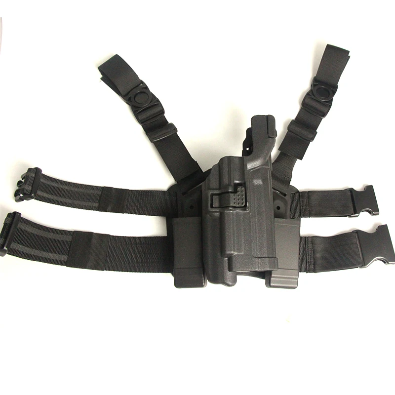 

Tactical Pistol Thigh Holster With Light Bearing IPSC Paintball Airsoft Gun Leg Holsters For HK USP Military Equipment