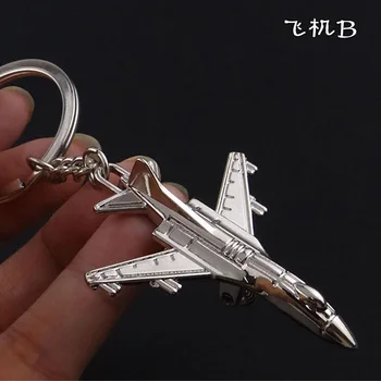 

10pc Model aircraft keychain airplane model key rings Fighter model keychain Keyring Key Chain Key Fob Holder Model lovers Gift