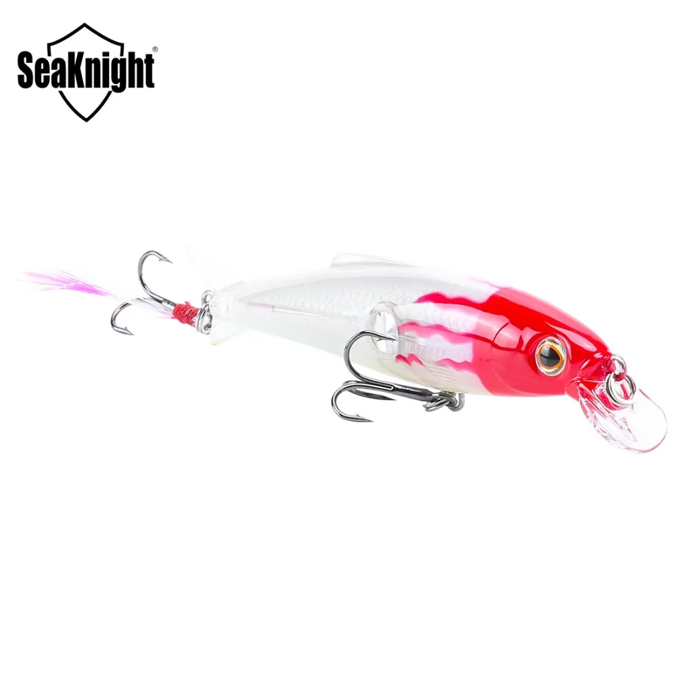 

SeaKnight SK007 Minnow 16g 100mm 0.6-1.2M 1PC Fishing Lures with Feather Artificial Baits Swimbait Wobblers Minnow Fishing Lure