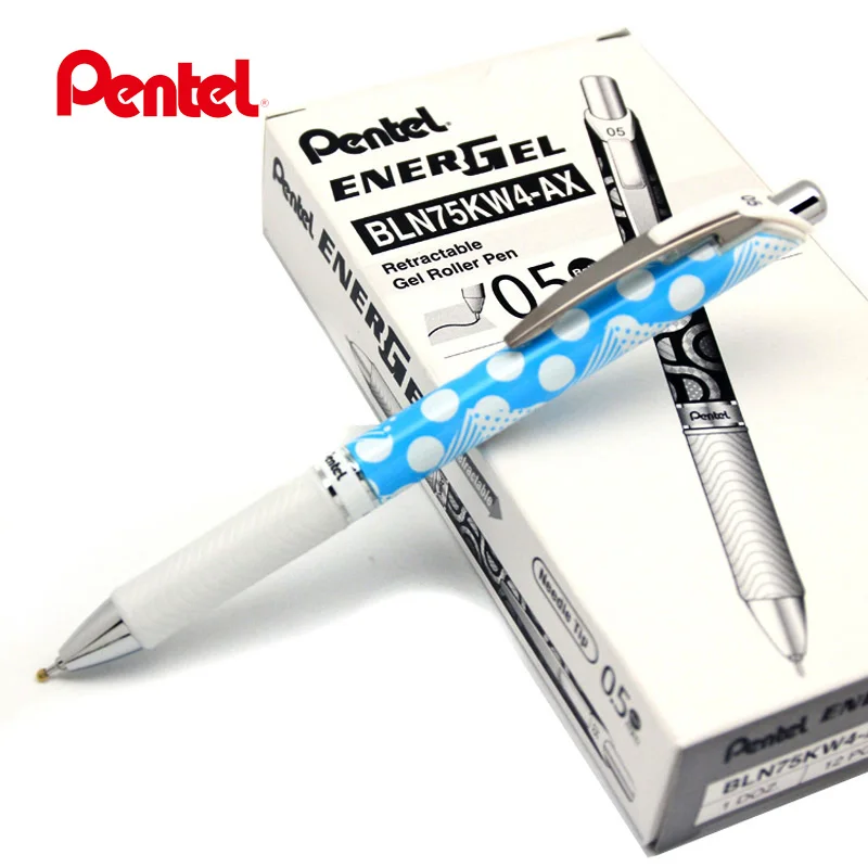 Pentel press type BLN75 Super Smooth quick dry Gel Pen for student
