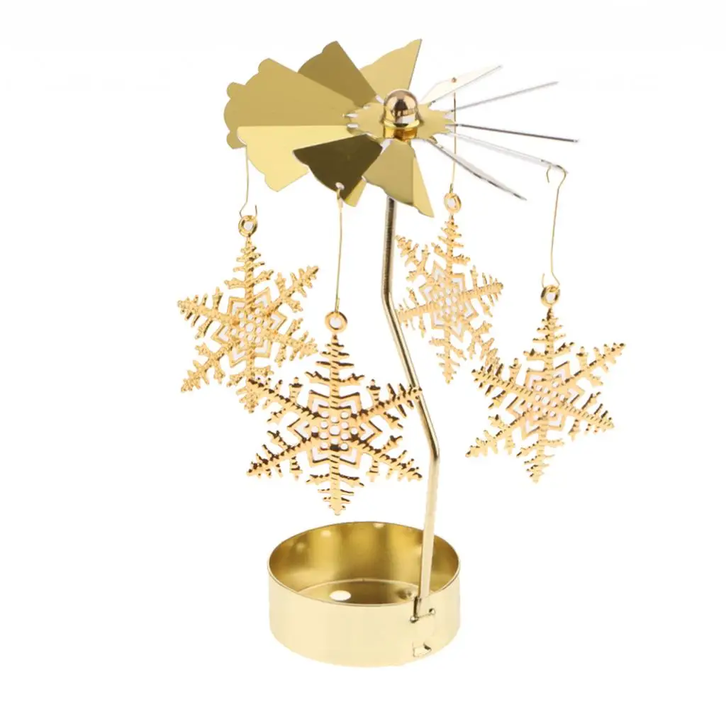 Novelty Golden Plated Tea light Candle Holder 13cm Home Wedding Table Decor Glow in Dark 5inch