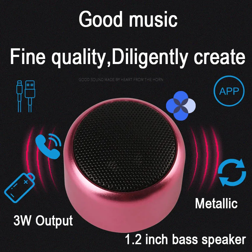 Мини динамик Funelego Bluetooth 3 Вт TWS двойная комбинация беспроводной портативный