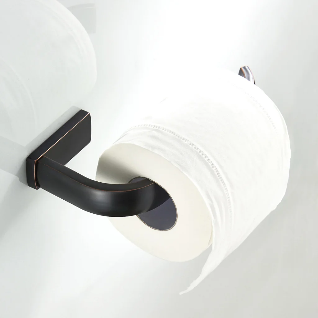 BRASS TOILET PAPER TOWEL HOLDER Bathroom Roll Tissue Storage Hook
