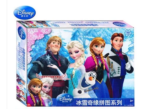 

Disney Snow Romance Princess 100/200 Children's educational toys Fashion Kids Puzzle