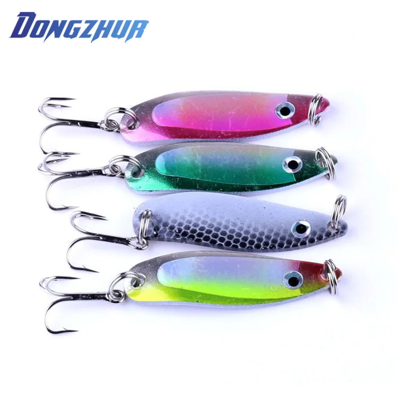 

Dongzhur 1PC 6.5g Trout Spoon Fishing Lure Set Spinning Shine Metal Baits Fishing Hard Lure Kit Sequin Spoon Baits