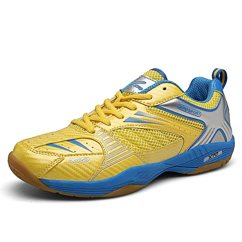 Высокое качество обувь для бадминтона Мужская Профессиональная тренировочная легкая дышащая Спортивная обувь скоростная спортивная обувь износостойкая Нескользящая теннисная обувь