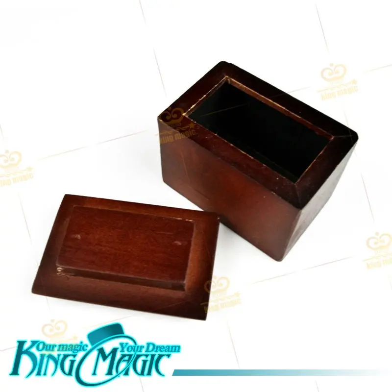 

Card Penetrate Into Box Free Shipping King Magic Tricks Props Toys Email Video To You