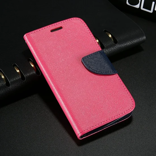 KISSCASE кошелек чехол для телефона для samsung S3 S4 S5 S8 Plus слот для карт кожаные чехлы для samsung S6 S7 Edge Note 3 4 5 8 Capa - Цвет: hot pink