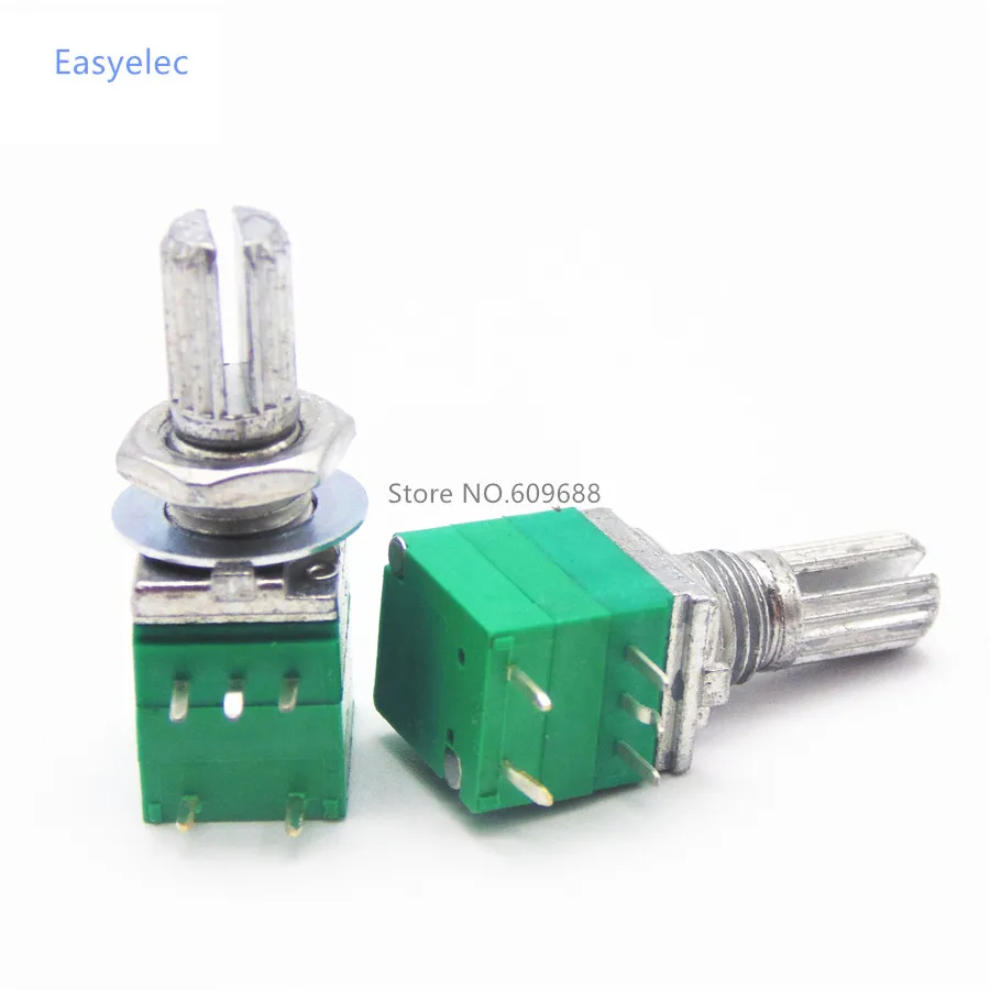 Single Potentiometer RV097NS B5K B10K B20K B50K B100K B500K with Switch 5 Pinsin Switches from