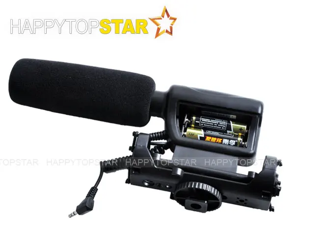 Микро Направленный стереомикрофон для камеры Shotgun DV микрофон Canon 5D Mark III 4 IV 70D 700D T5i