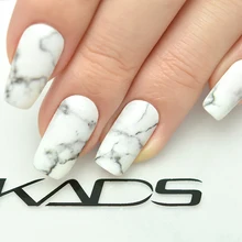 KADS Marble Series สติกเกอร์เล็บน้ำโอนเล็บสติกเกอร์ DIY แฟชั่น wraps ความงามตกแต่งเล็บอุปกรณ์เสริม(China)