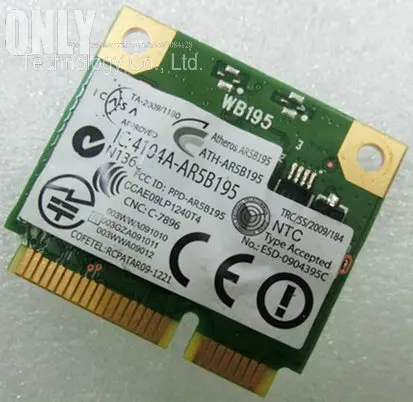 Карта Wi Fi Bluetooth BT 3 0 mini pci e для ноутбука DELL| |