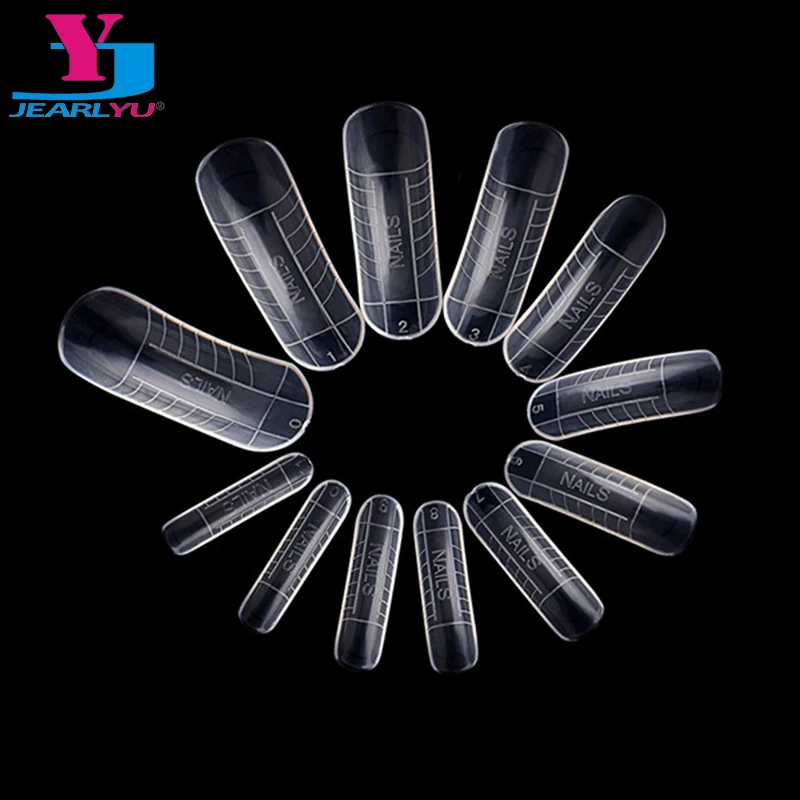 

5X/120tips False Nail Quick Building Mold Nail Dual Forms Finger Extension Art UV Display Builder Poly Art Gel Tool For Beautity