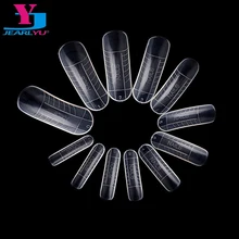 5X/120 tipsy sztuczne paznokcie szybko budujący formy paznokci podwójne formy żel przedłużający Art UV Display Builder Art Gel Tool For Beautity