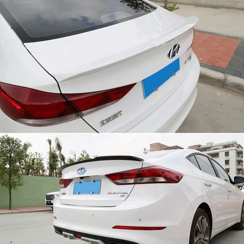 Спойлер для автозапчастей Elantra абс пластик праймер цветной спойлер 2017 задний