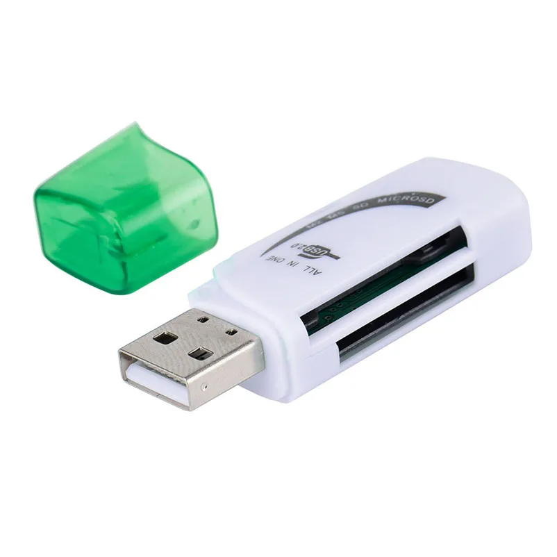 Для Micro SD, SDHC TF M2 MMC MS PRO DUO все в 1 USB 2,0 Multi чтения карт памяти A7 #720