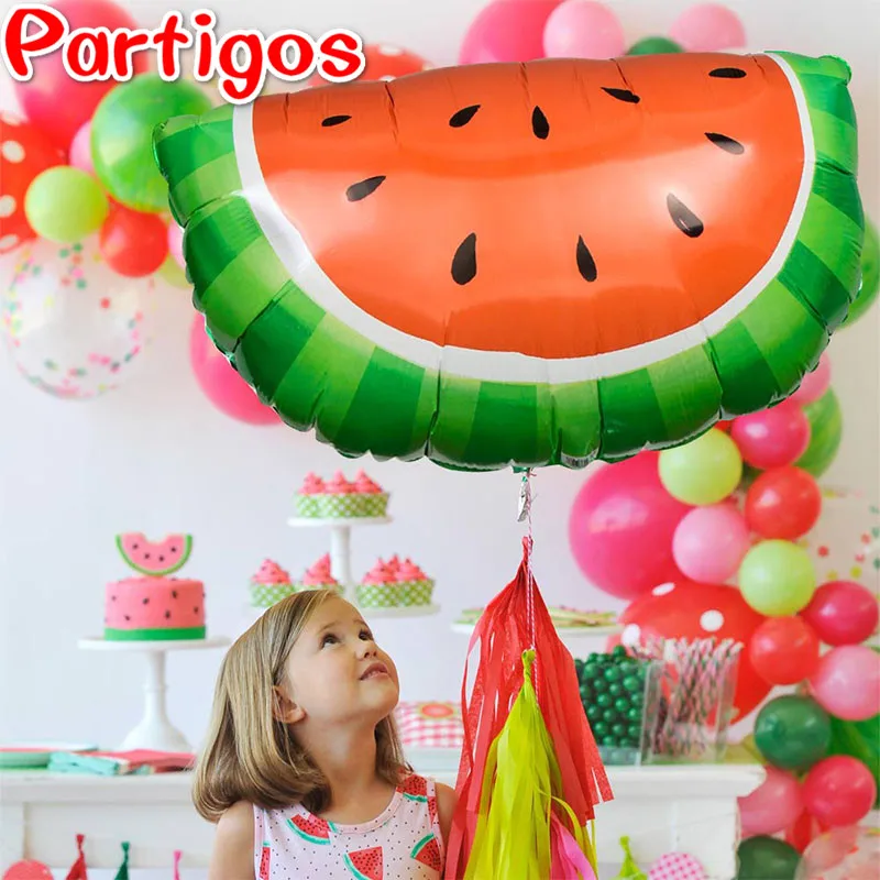 

Summer Party Engagement Fruit Foil Balloons Decor Supplies 10pcs/lot Pineapple Watermelon Balls Children's Helium Toys