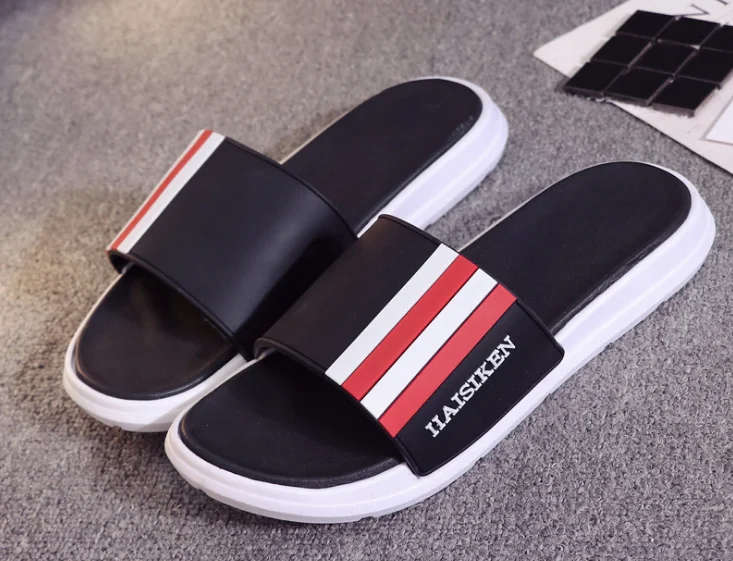 Men's Summer Outdoor Non-slip Slippers Fashion Leisure Slides New Arrival Drop Shipping Beach Slippers Flip Flops