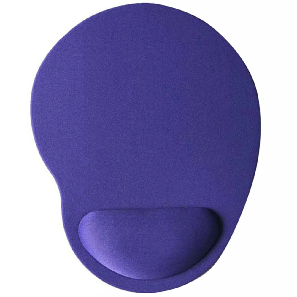 Высококачественный игровой коврик для мыши с поддержкой запястья, гелевый коврик для мыши, эргономичная подушка для запястья, компьютерный коврик для мыши, стол - Цвет: Фиолетовый