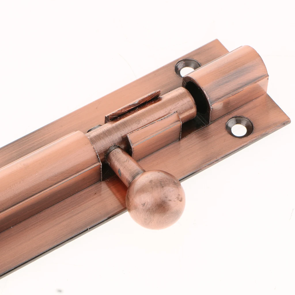 Vintage Style Metal Door Slide Latch Lock Bolt Latch Barrel for Home Door Gate Security