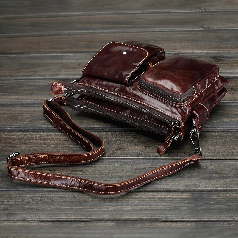 Мужская сумка из натуральной кожи, винтажные кожаные мужские сумки, Повседневная деловая сумка на плечо, портфель, сумка-мессенджер, дорожная сумка