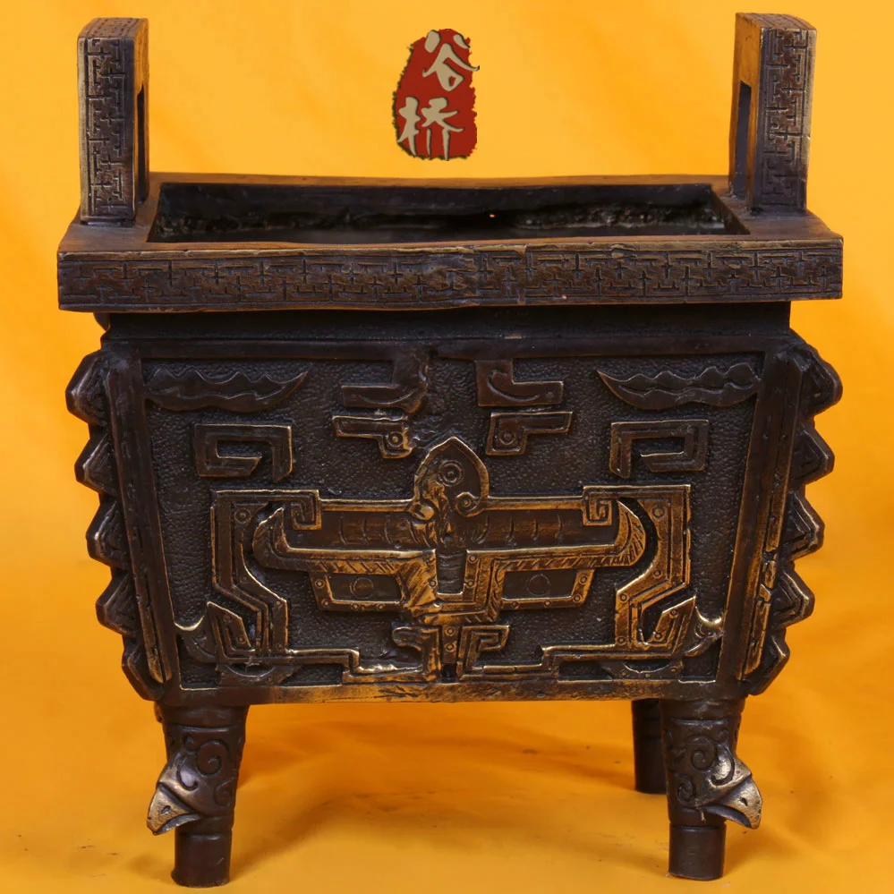 

Bronze sculpture, prosperously crafts incense burner pure aromatherapy furnace Bronze bronze sculpture, decoration