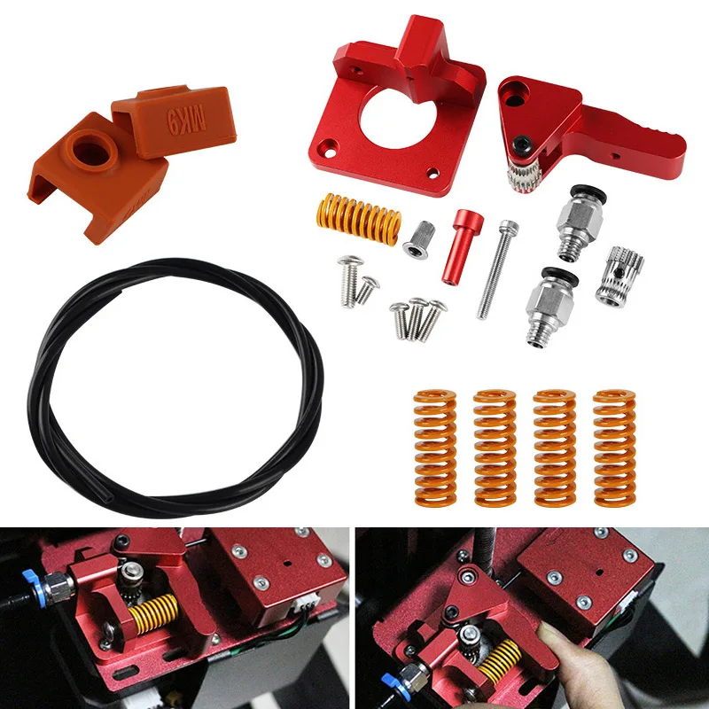 

Aluminum Dual Gear Extruder Upgrade Kit for CR-10 CR-10S 3D Printer SD998