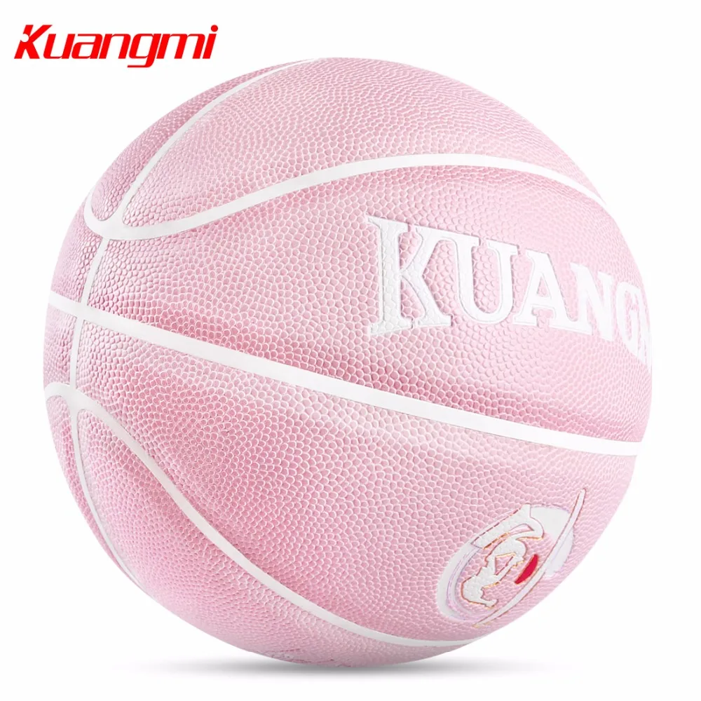 Kuangmi Mode Cool Street Cuir Composite Ballon de Basket Taille 6 7 pour Utilisation int/érieur ext/érieur