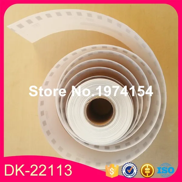 1x рулон Brother Совместимые Этикетки прозрачная наклейка dk 22113 dk-22113 dk22113 dk-2113