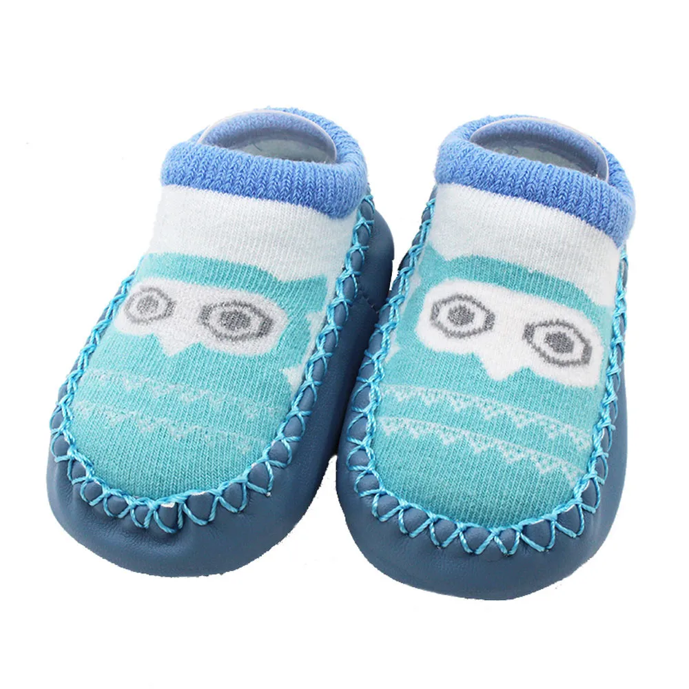 Носки детские зимние Нескользящие теплые носки-тапочки с животными для новорожденных девочек и мальчиков; Calcetines; колготки для девочек; Skarpetki; 18Sep27 - Цвет: C15