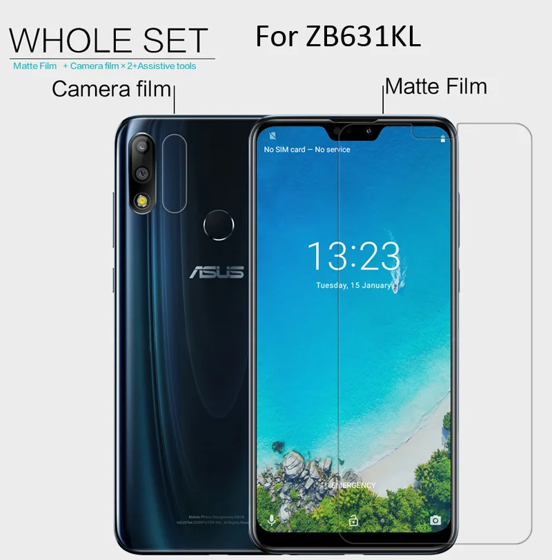 Nillkin матовый HD Прозрачный экран Защитная пленка для Asus Zenfone Max Pro M2 M1 ZB631KL мягкий прозрачный кристалл