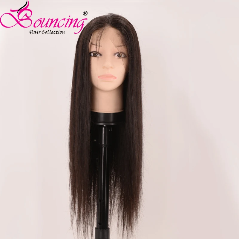 

Bouncing Hair Peruvian Human Virgin Hair Lace Front Human Hair Wigs Natural Color Pre Plucked Lace Wigs With Baby Hair For Women