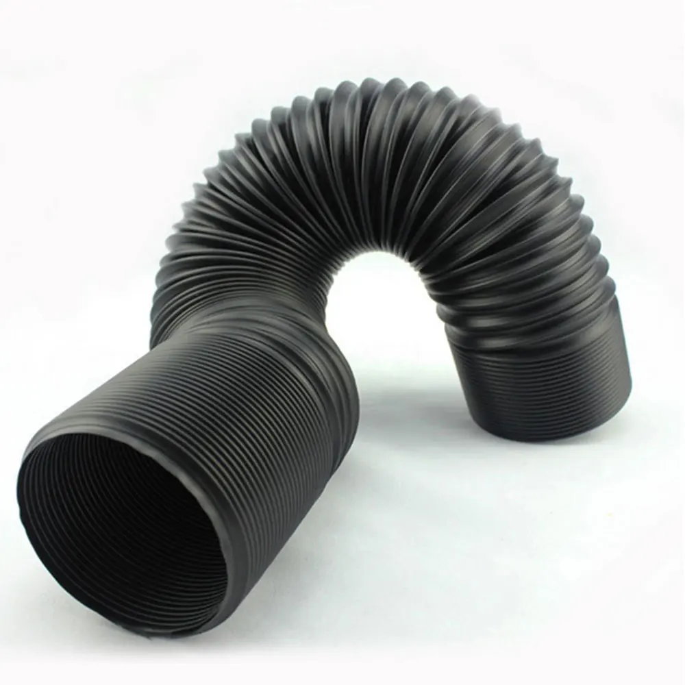  1 m 80mm Cold Air Intake Schlauch Führung Feed Rohr Flexible Schwarz Für Auto Air Filter