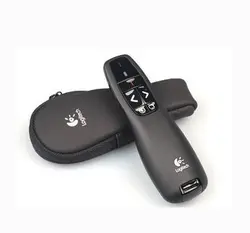 100% новый для logitech дистанционного Управление R400 2,4g Rf мини Беспроводной лазерная указка с Светодиодный лазер