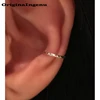925 Silver Ear Clip Gold Filled Jewelry Handmade 10mm Ear Cuff Fake Piercing Oorbellen Pendientes Boho Earrings For Women