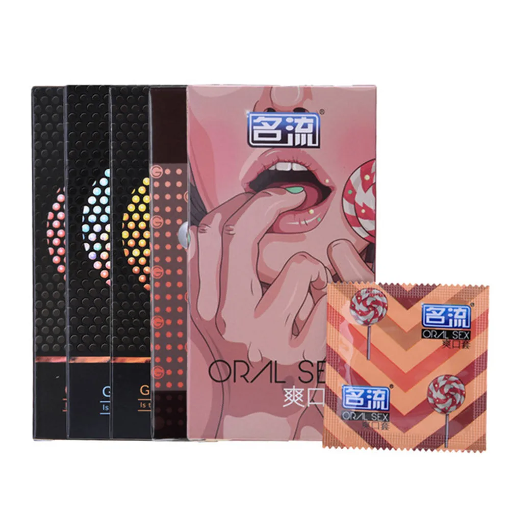 

10 Pcs/Pack Condoms Ice Fire Feeling G-spot Coarse Particles Condom For Men Penis Sleeve Safe Contraception Sex Products