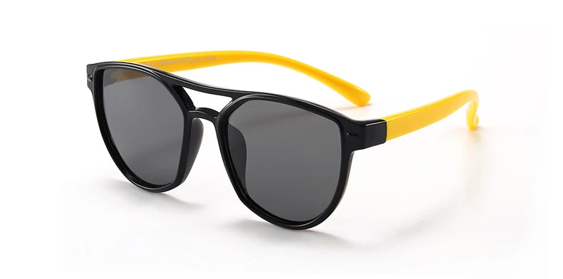 Модные детские милые летние солнцезащитные очки, поляризованные очки для детей, для девочек и мальчиков, цветные детские солнцезащитные очки, красные gafas - Цвет линз: C16