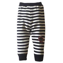 Для новорожденных брюки для малышей брюки для младенцев теплые штаны для малышей, Новая Детская жилетка на осень и зиму, с бархатным подкладом, хлопковые брюки детские брюки