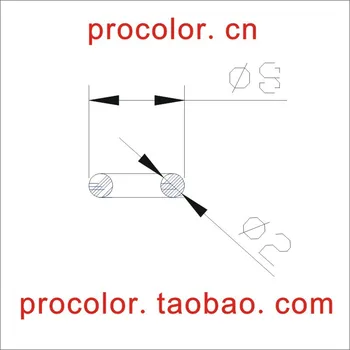 

Factory Outlets o-shaped airproof Silicone ring wire grommet Produce all kinds of specification at all scales Size 8mm*C/S2mm...